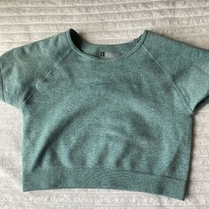 Grey Shein Teal Top